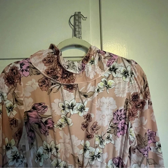 Jaase Chantal Lily Boho Floral Ruffle Maxi‎ Dress Size Large Cottage Corr - Picture 11 of 12